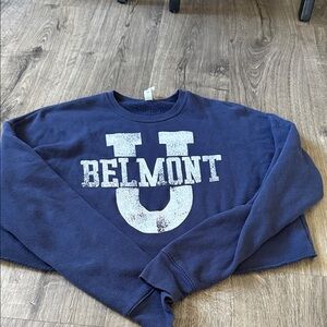 BELMONT university  WOMENS cropped Sweatshirt BELMONT